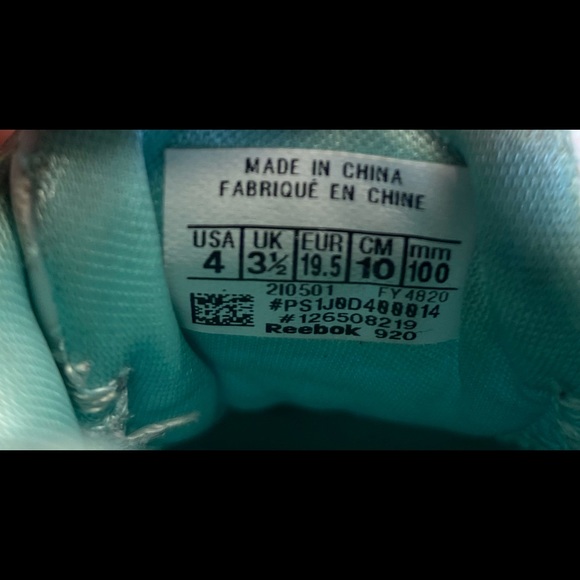 Reebok Toddler/Baby Size 4 - Picture 7 of 7